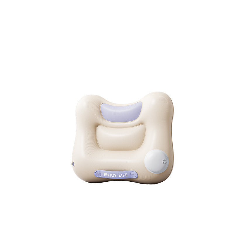 Car Lumbar Support Inflatable Waist Pillow Seat Cushion Adjustable Office Lumbar Pad - image 5