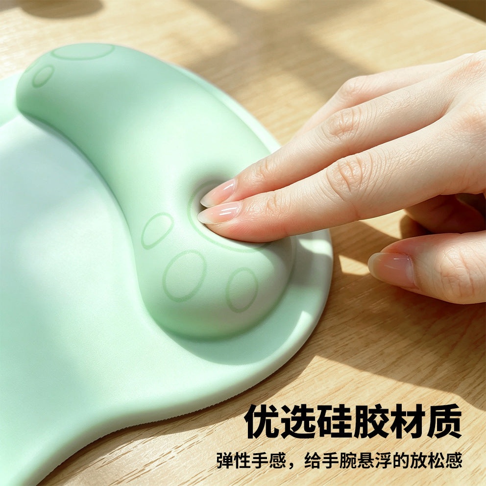 Customized Cartoon Bear Silicone Wrist Rest Mouse Pad 3D Non-Slip Office Gaming Wrist Pad Hand Rest Wrist Support - image 3