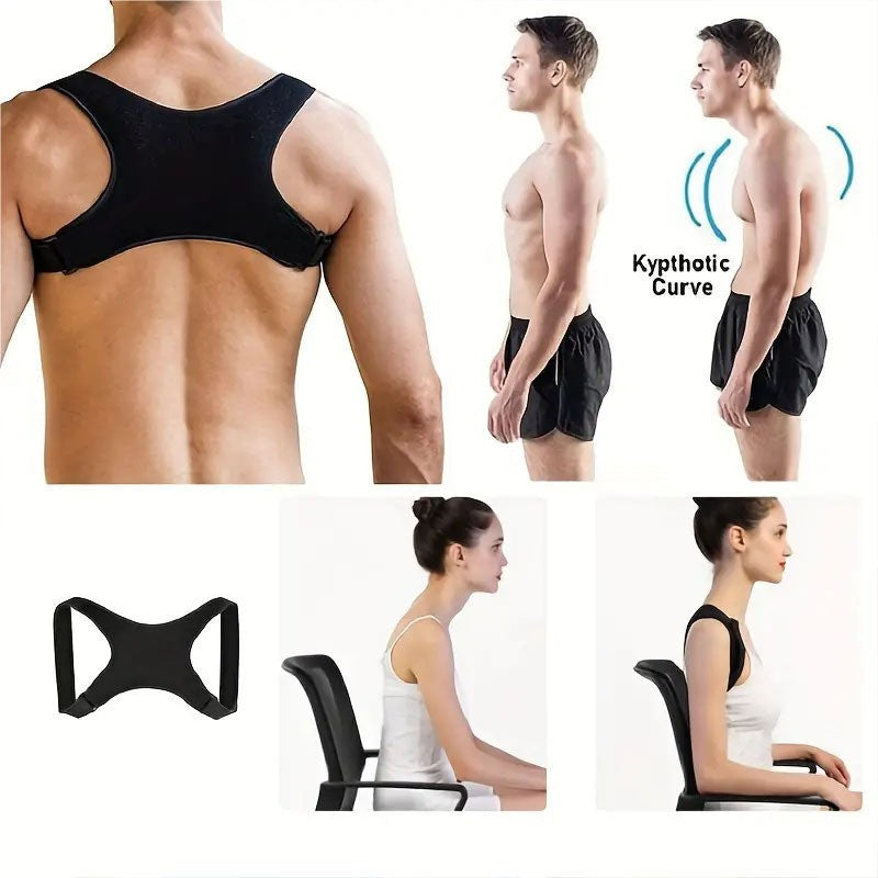 Foreign trade back posture corrector for men and women, chest expander, Amazon wholesale adult corrector, fixed strap for humpback correction - image 4