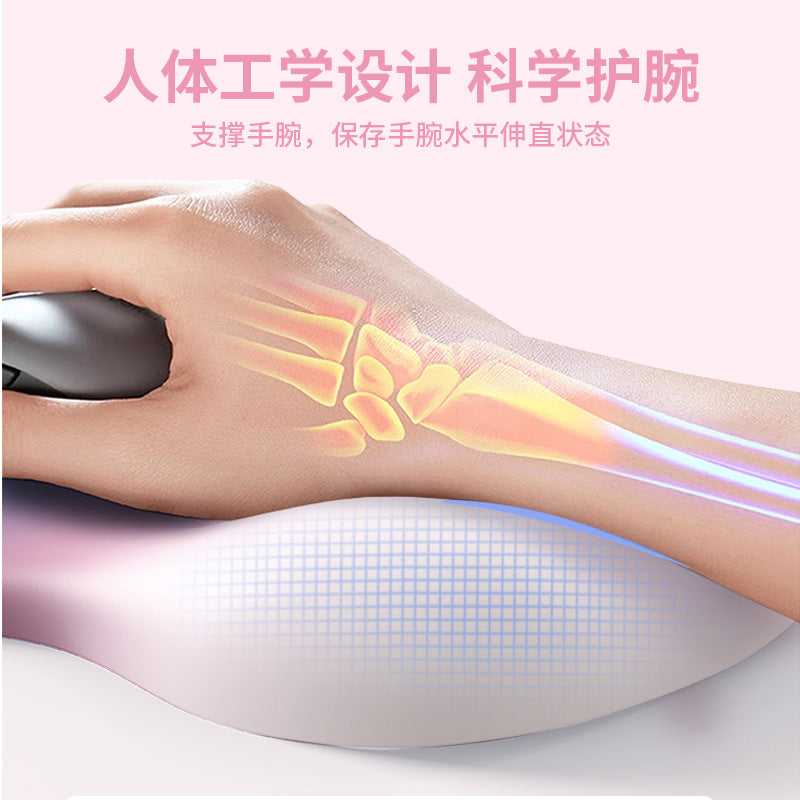 Popular wrist rest mouse pad with memory foam, gradient design, thickened for enhanced comfort, non-slip, ergonomic computer mouse pad, available for bulk purch - image 3