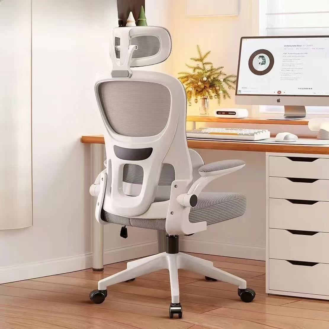 Ergonomic chair, computer chair, home office chair, comfortable for long-term sitting, student gaming chair, bedroom reclining seat - image 2