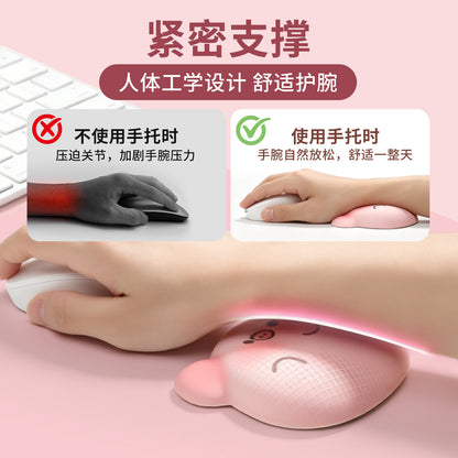 Wholesale wrist rest mouse pad, memory foam wrist cushion, keyboard wrist support, foam silicone office desk mouse wrist rest - image 2