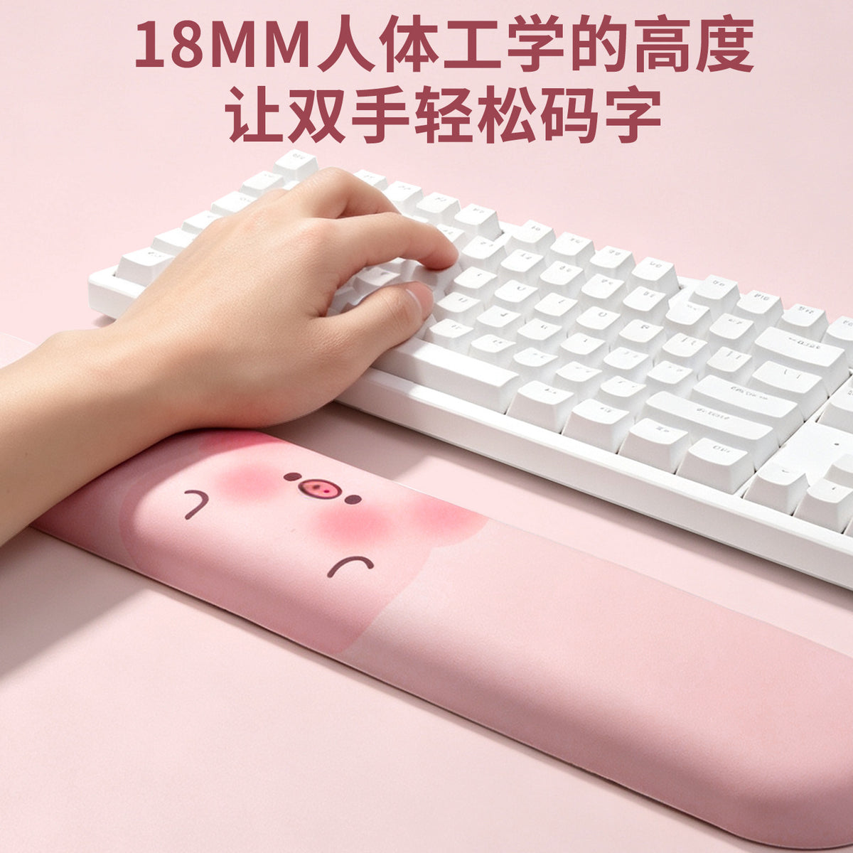 Wholesale wrist rest mouse pad, memory foam wrist cushion, keyboard wrist support, foam silicone office desk mouse wrist rest - image 3