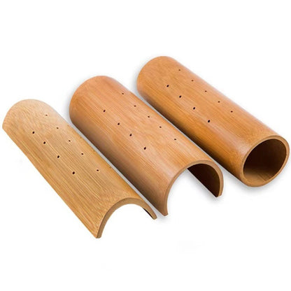 Hard bamboo pillow for specialized repair, stretching, traction, and correction. Neck support pillow, semi-round and full-round cervical pillow, lumbar pillow - image 5