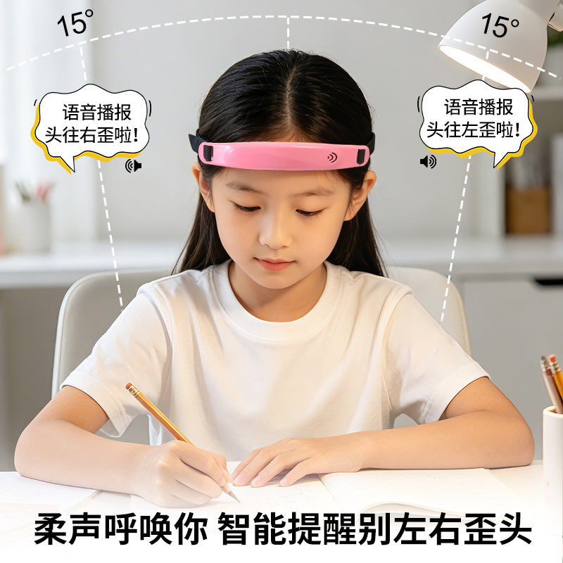 Smart posture corrector, head-mounted anti-slouching device, myopia prevention corrector, posture reminder for students - image 4