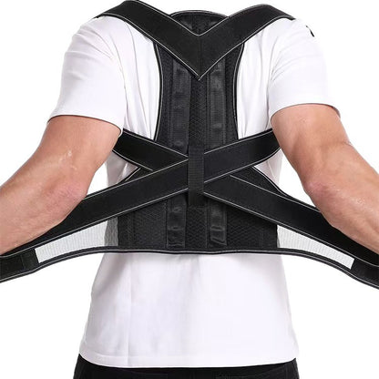 Back posture correction belt for men and women, invisible correction belt, shoulder and waist support, anti-hunchback device, sitting posture spine protection, - image 5