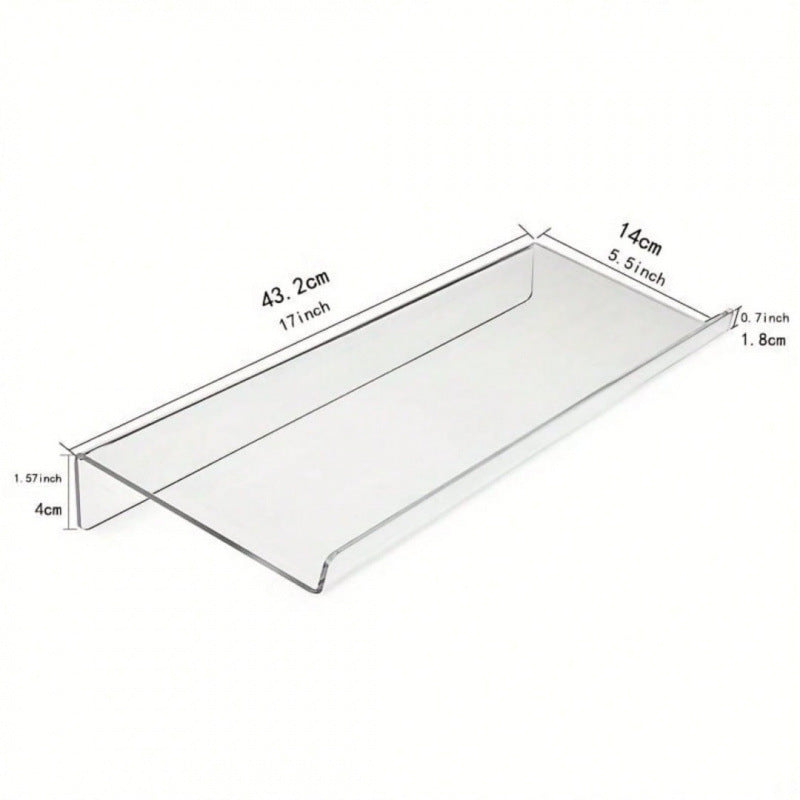 Computer keyboard display stand, laptop stand, transparent acrylic keyboard support to prevent tilting and sagging - image 2