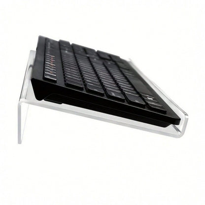 Computer keyboard display stand, laptop stand, transparent acrylic keyboard support to prevent tilting and sagging - image 3