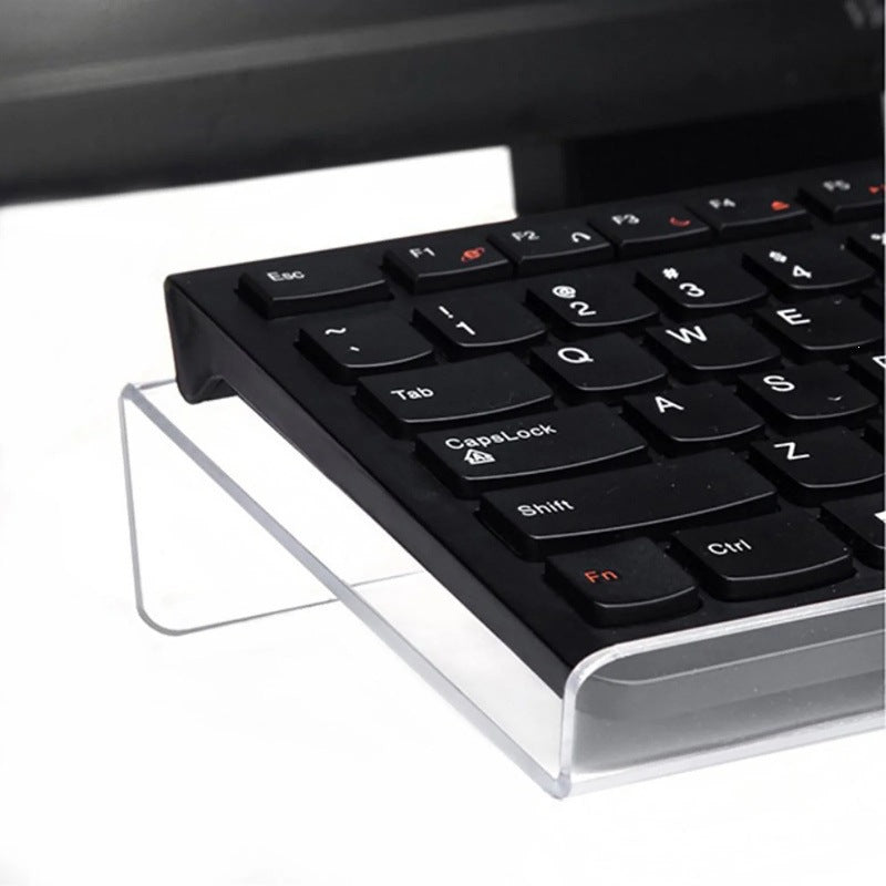 Computer keyboard display stand, laptop stand, transparent acrylic keyboard support to prevent tilting and sagging - image 4