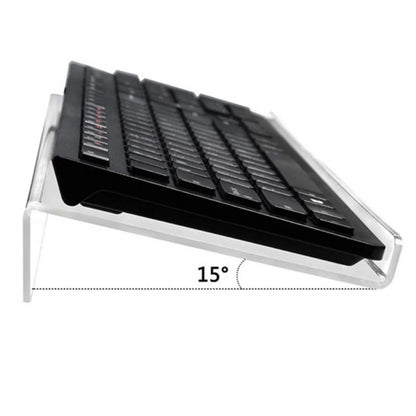Computer keyboard display stand, laptop stand, transparent acrylic keyboard support to prevent tilting and sagging - image 5