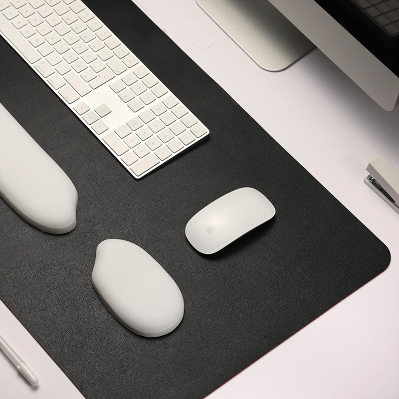 Ergonomic silicone wrist rest for mouse pad, keyboard hand rest, soft touch, office hand pillow for men and women - image 3
