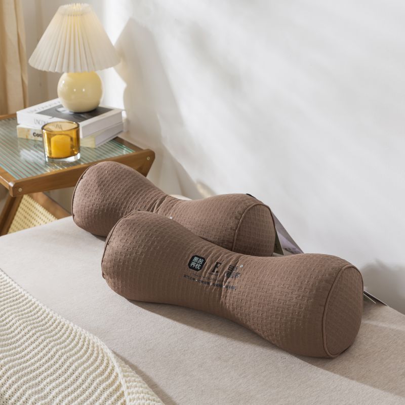 2026 New Model Black Buckwheat Dark-Colored Bone Pillow for Cervical Support and Traction, Home Use Student Pillow Core Wholesale - image 3