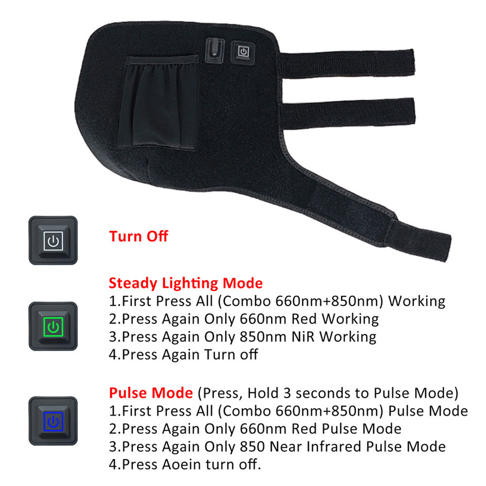 LED Red Light Infrared-Protected Smart Lumbar Support Animal Infrared…