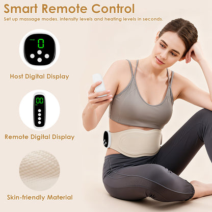 EMS Lower Back Massager Heating Pad Cordless Heating Pad For Back Belly…