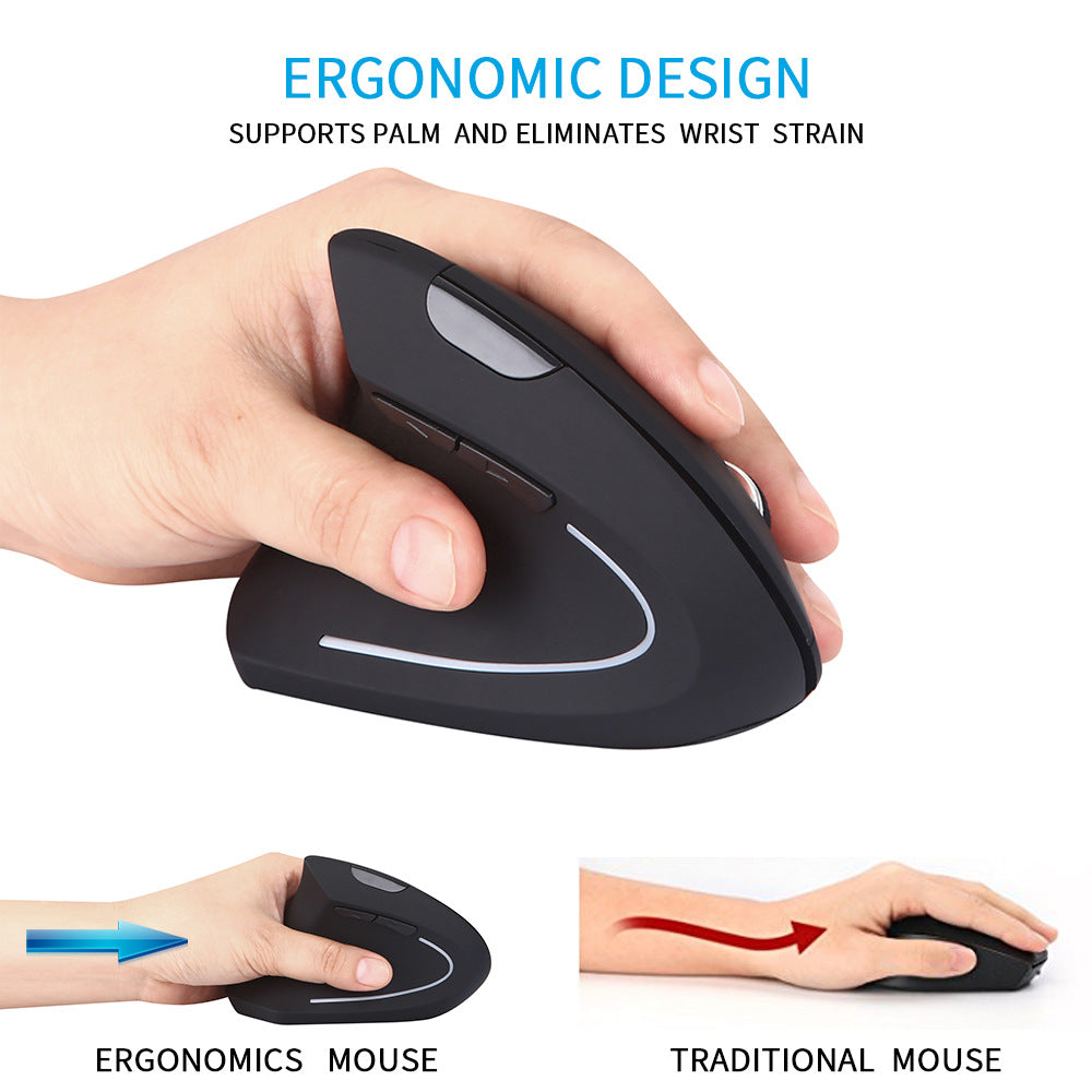 Cross-Border Vertical Fifth Generation Left-Hand Wireless Charging Computer Accessories Mouse Left-Handed Ergonomic E-Commerce Supply - image 1