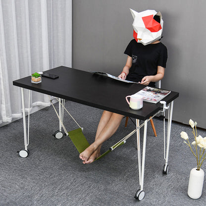 1 Footrest Hammock, Creative Hanging Footrest Hammock under the Desk to Relieve Foot Fatigue - image 2