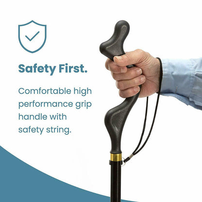Posture Walking Stick Cane For Men And Women With Adjustable Heights Folding…
