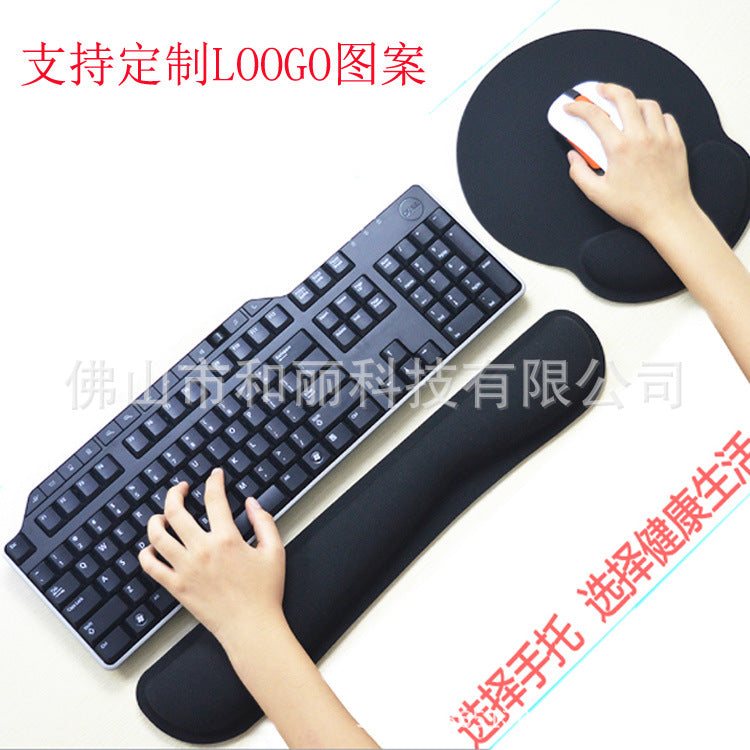 Memory Foam Promotional Gift Hand Pillow Keyboard Wrist Rest Mouse Pad Set Color Printed Support Computer in Stock - image 3