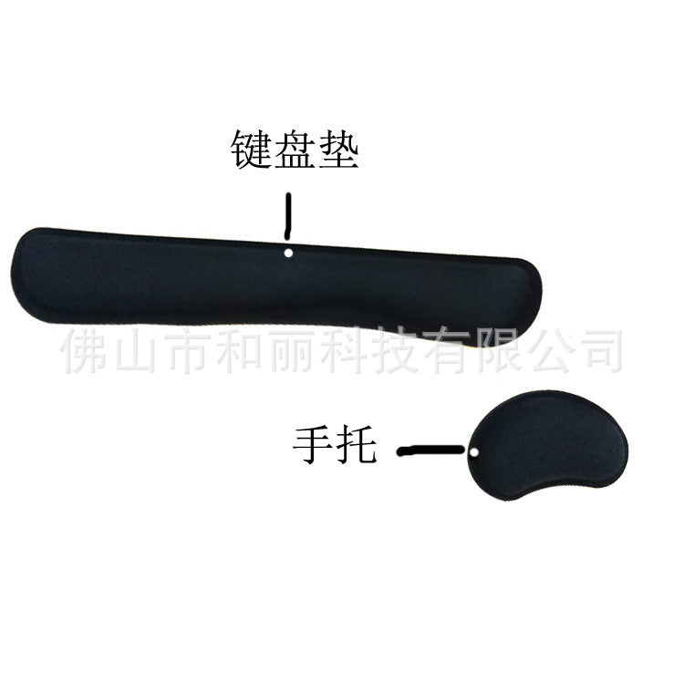 Memory Foam Promotional Gift Hand Pillow Keyboard Wrist Rest Mouse Pad Set Color Printed Support Computer in Stock - image 4