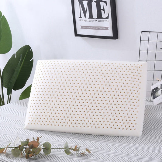 Latex Pillow Core Single Cervical Spine Pillow Student Adult Low Pillow Home Bread Pillow - image 2