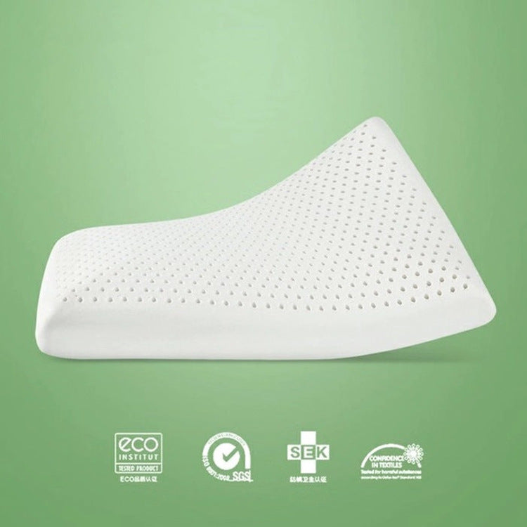 Latex Pillow Core Single Cervical Spine Pillow Student Adult Low Pillow Home Bread Pillow - image 3