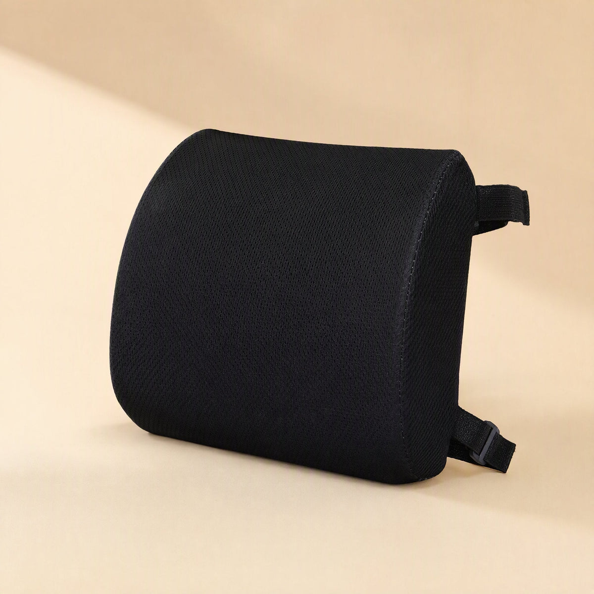 Polyester lumbar support cushion with memory foam filling - view 2