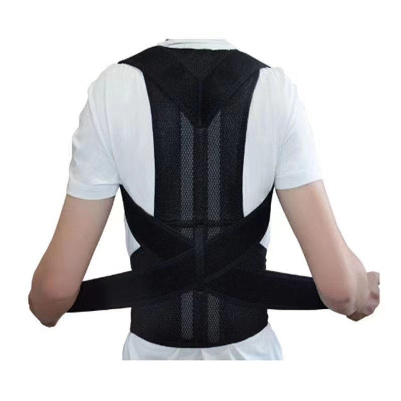 Male and female adult students hunchback orthotic belt sitting posture fixator anti-hunchback correction back scoliosis orthotic belt - image 1