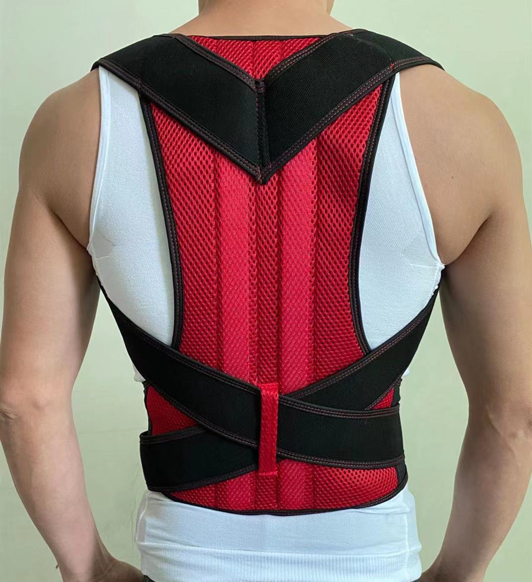 Male and female adult students hunchback orthotic belt sitting posture fixator anti-hunchback correction back scoliosis orthotic belt - image 3
