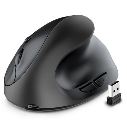 Cross-Border Left and Right Hand Ergonomic Mouse, Rechargeable Vertical Wireless Mouse, Dual-Mode Silent Mouse with Anti-Sleep Key - image 5