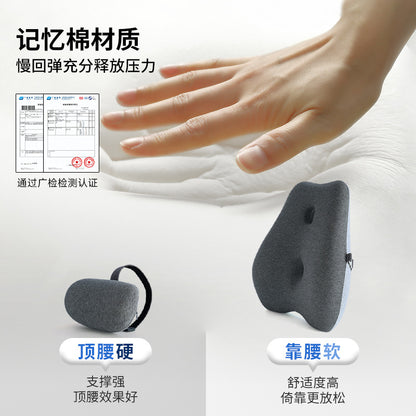 Backrest Cushion, Lumbar Support Cushion, Memory Foam Seat Cushion, Waist Support Pillow, Japanese Style - image 3