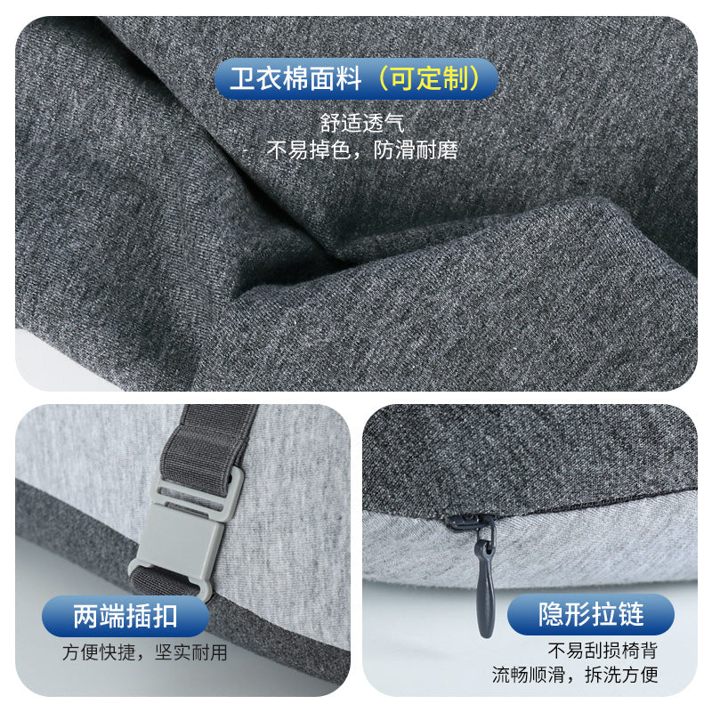 Backrest Cushion, Lumbar Support Cushion, Memory Foam Seat Cushion, Waist Support Pillow, Japanese Style - image 4
