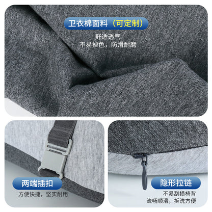 Backrest Cushion, Lumbar Support Cushion, Memory Foam Seat Cushion, Waist Support Pillow, Japanese Style - image 4