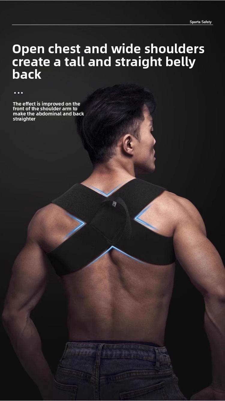 Fitness Heavy Shoulder Straps, Adjustable Fitness Posture Corrector Training…
