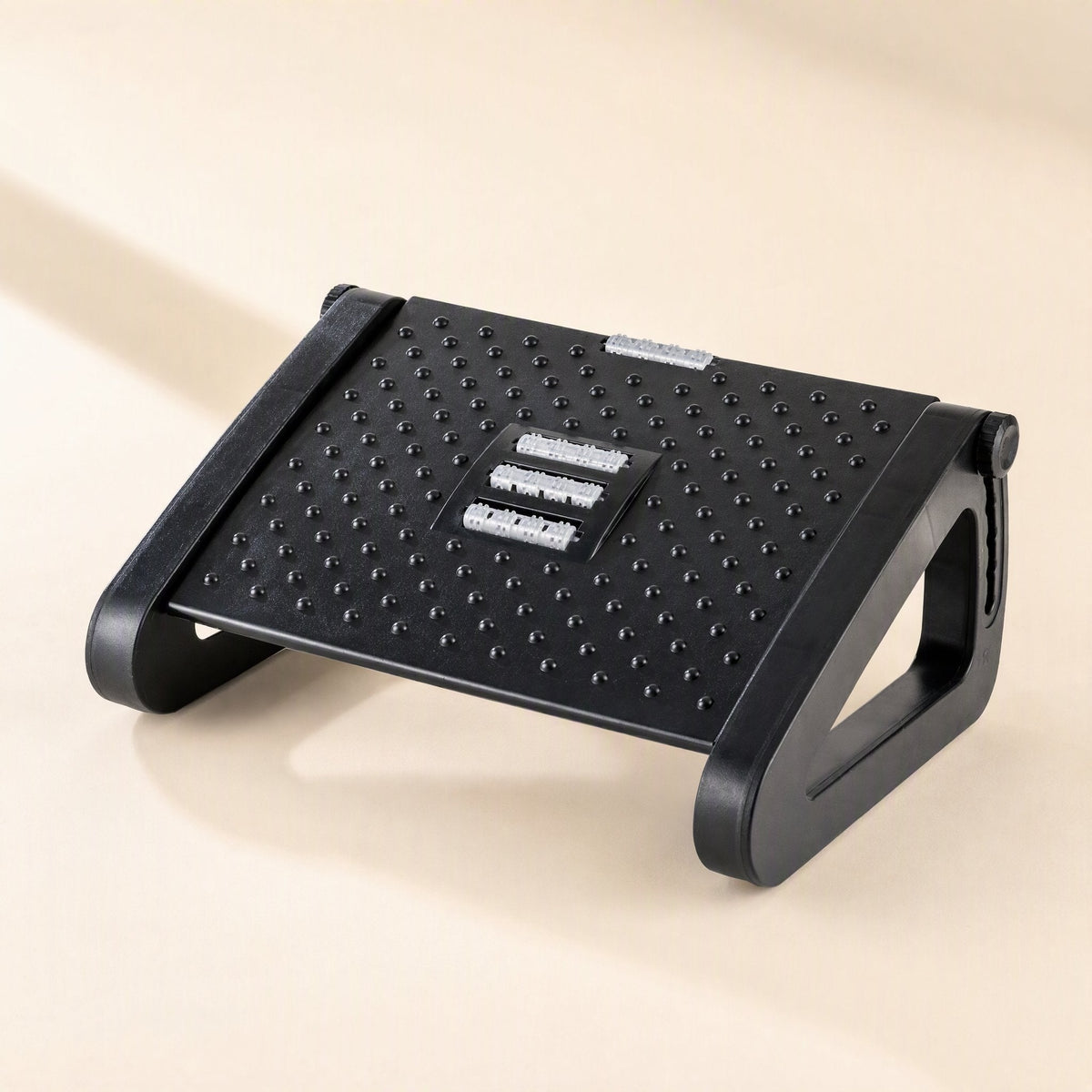 Plastic adjustable triangular footrest stool - view 5