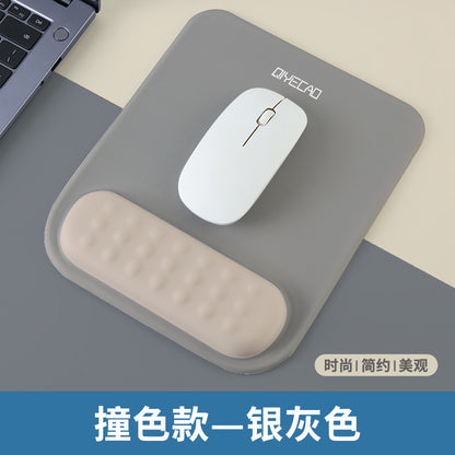 Wrist protection mouse pad ergonomic wrist support silicone pad memory foam non-slip large female computer mouse pad wholesale - image 1