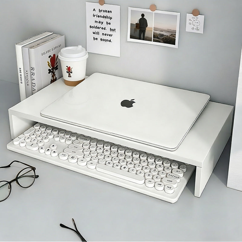 Laptop Stand, Desktop Monitor Stand, Office Desk Organizer, Elevated Shelf - image 1