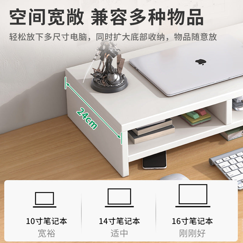 Laptop Stand, Desktop Monitor Stand, Office Desk Organizer, Elevated Shelf - image 2