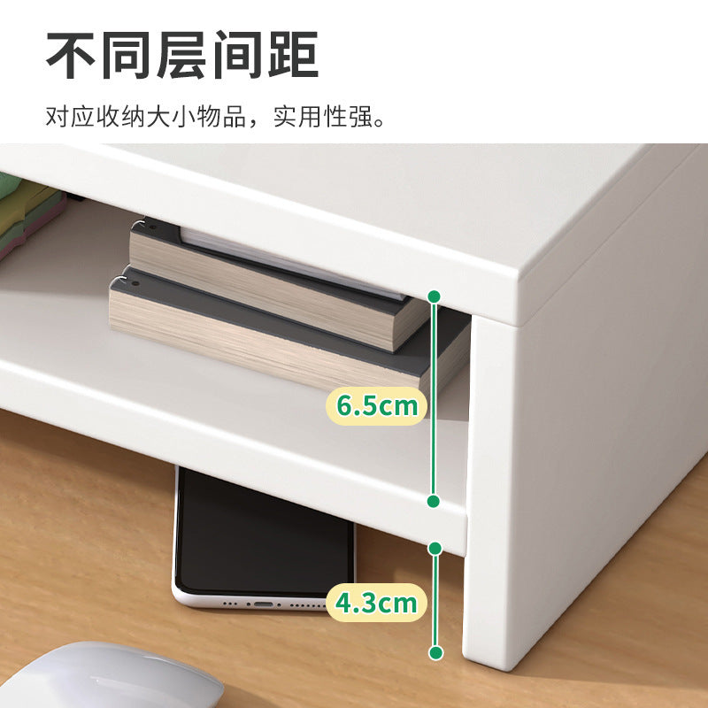Laptop Stand, Desktop Monitor Stand, Office Desk Organizer, Elevated Shelf - image 3
