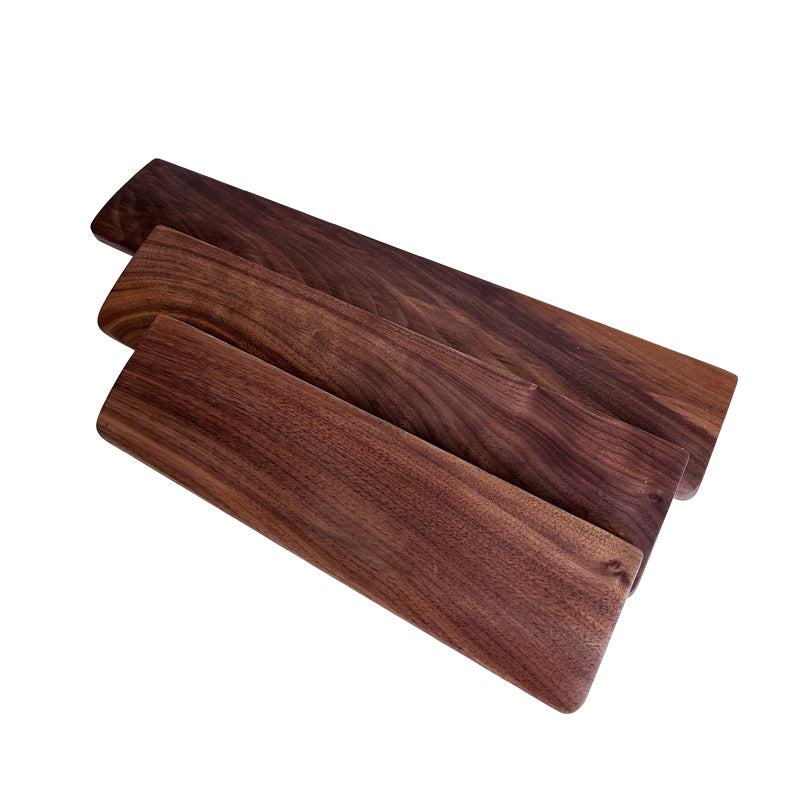 Keyboard hand rest black walnut wood solid wood mechanical keyboard palm rest wooden wrist rest mouse rest wrist pad high - image 5