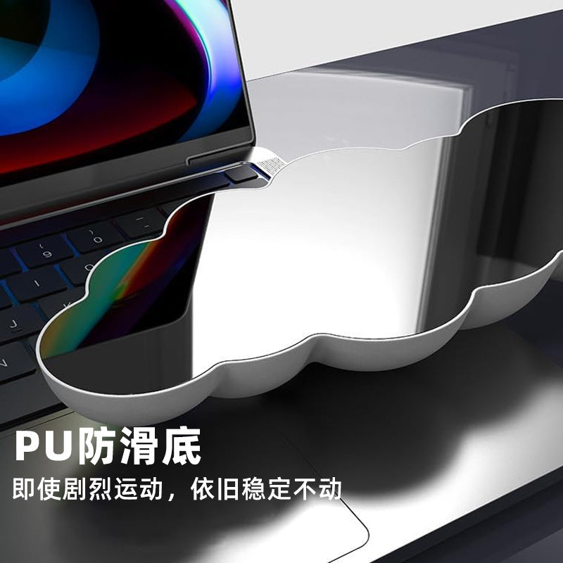 Cross-border new cloud keyboard hand rest wrist rest leather non-slip desktop cloud office typing wrist keyboard hand rest - image 3