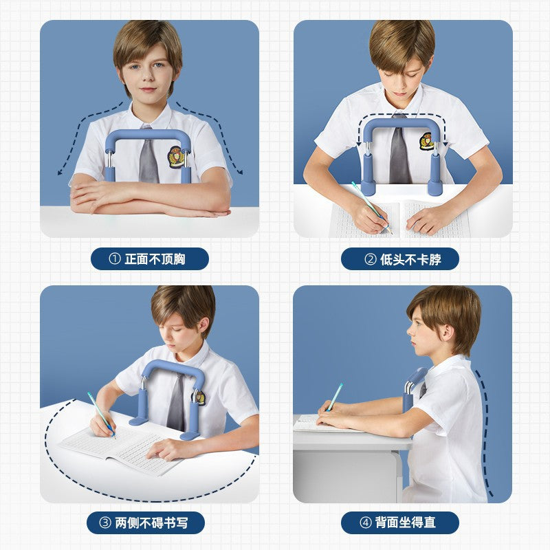 Sitting posture corrector elementary school student writing posture corrector myopia-proof lower head lying table artifact learning eye protection bracket - image 3