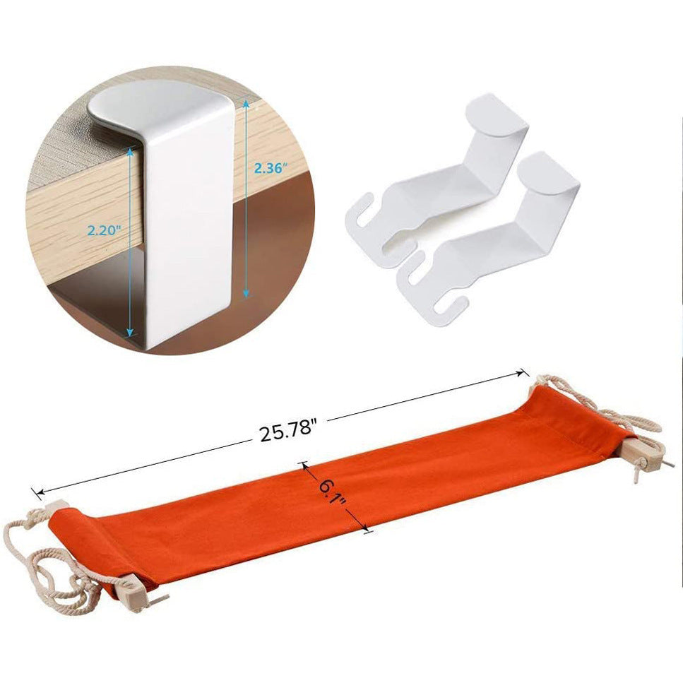 Dropshipping Foot Hammock Foot Rest Foot Swing Foot Pad Office Desk Hanging Footrest Portable - image 4