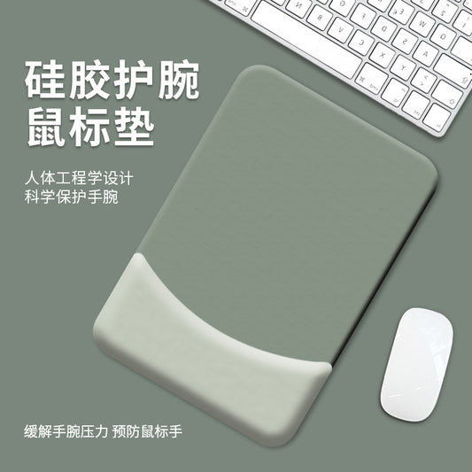 Square High-End Silicone Wrist Pad Mouse Pad Manufacturer Office Keyboard Wrist Rest Wrist Pad Wrist Support - image 2