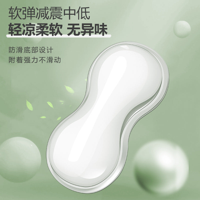 Factory direct mechanical keyboard hand rest office wrist pad silicone cool transparent wholesale mouse wrist rest Amazon - image 3
