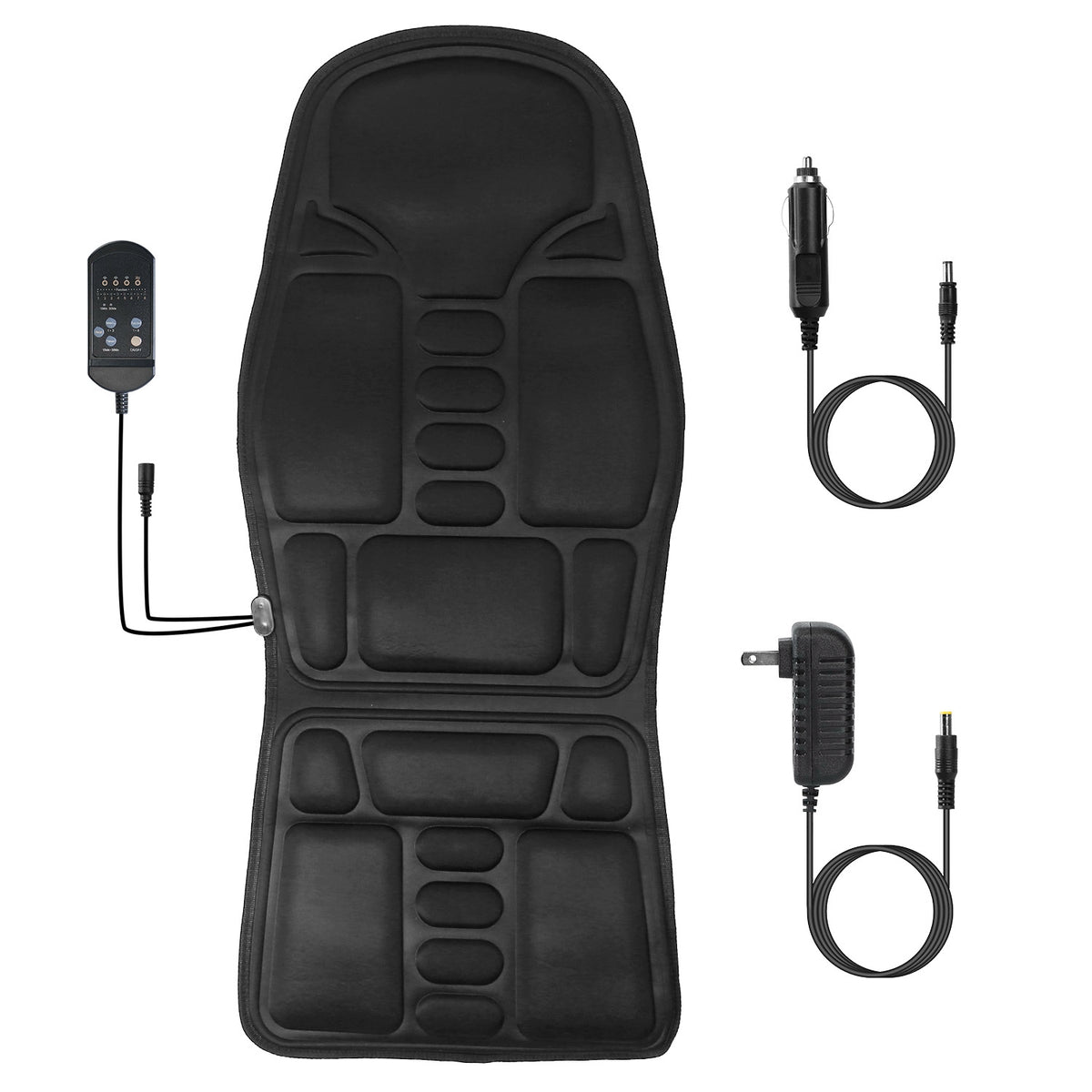 Back Massager Cushion Electric Massage Car Seat Cushion Chair Pad W Heating…