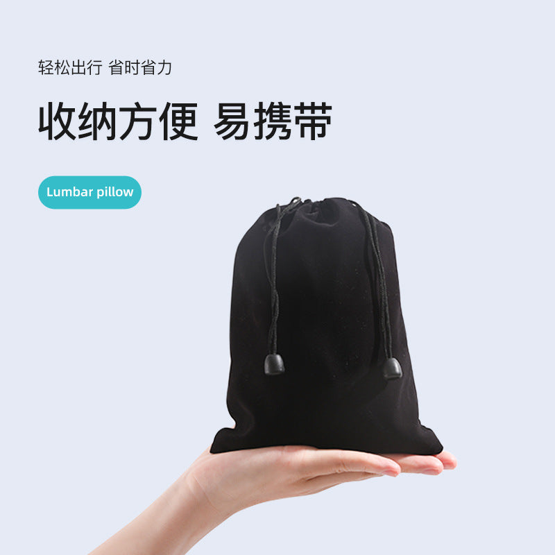 Etravel Inflatable Lumbar Support for Long Sitting, Portable Travel Lumbar Cushion, Long-Distance Sleeping Backrest, Office Chair Lumbar Pad - image 3