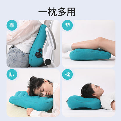 Etravel Inflatable Lumbar Support for Long Sitting, Portable Travel Lumbar Cushion, Long-Distance Sleeping Backrest, Office Chair Lumbar Pad - image 4