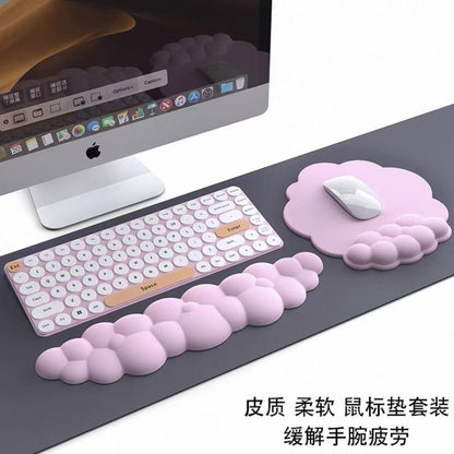 Yunduo Wrist Mouse Pad Silicone Foam Keyboard Wrist Rest High-Looking Office Wrist Rest Amazon Cross-Border Hot Product - image 1