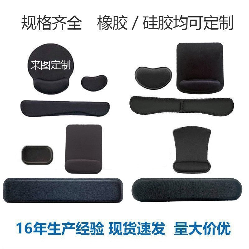 Memory Foam Wrist Rest Mouse Pad, Large Office Desk Wrist Pad, Thickened Non-Slip Keyboard Hand Rest, Comfortable Support Pillow - image 4