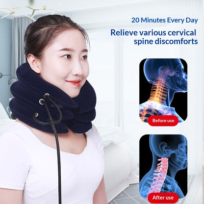 Inflatable Cervical Collar For Neck Traction Home Use Neck Support And…